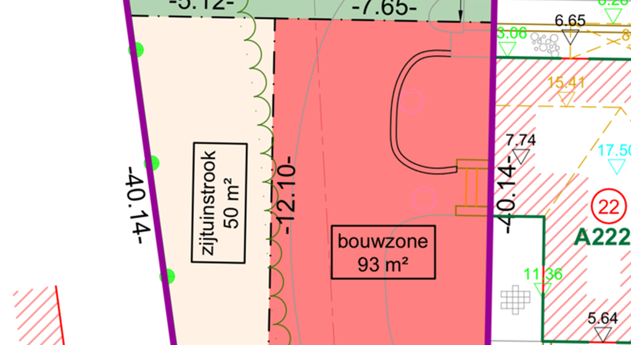 Bouwzone 93m2