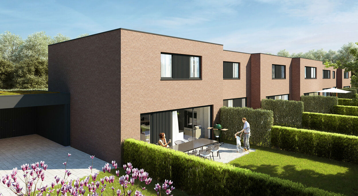 Foto nieuwbouwwoning project Cooppallaan Wetteren