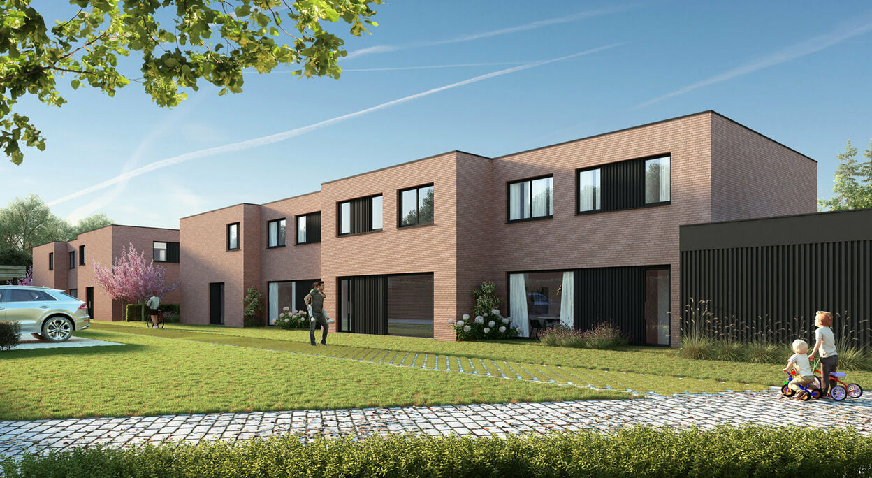 Foto nieuwbouwwoning project Cooppallaan Wetteren